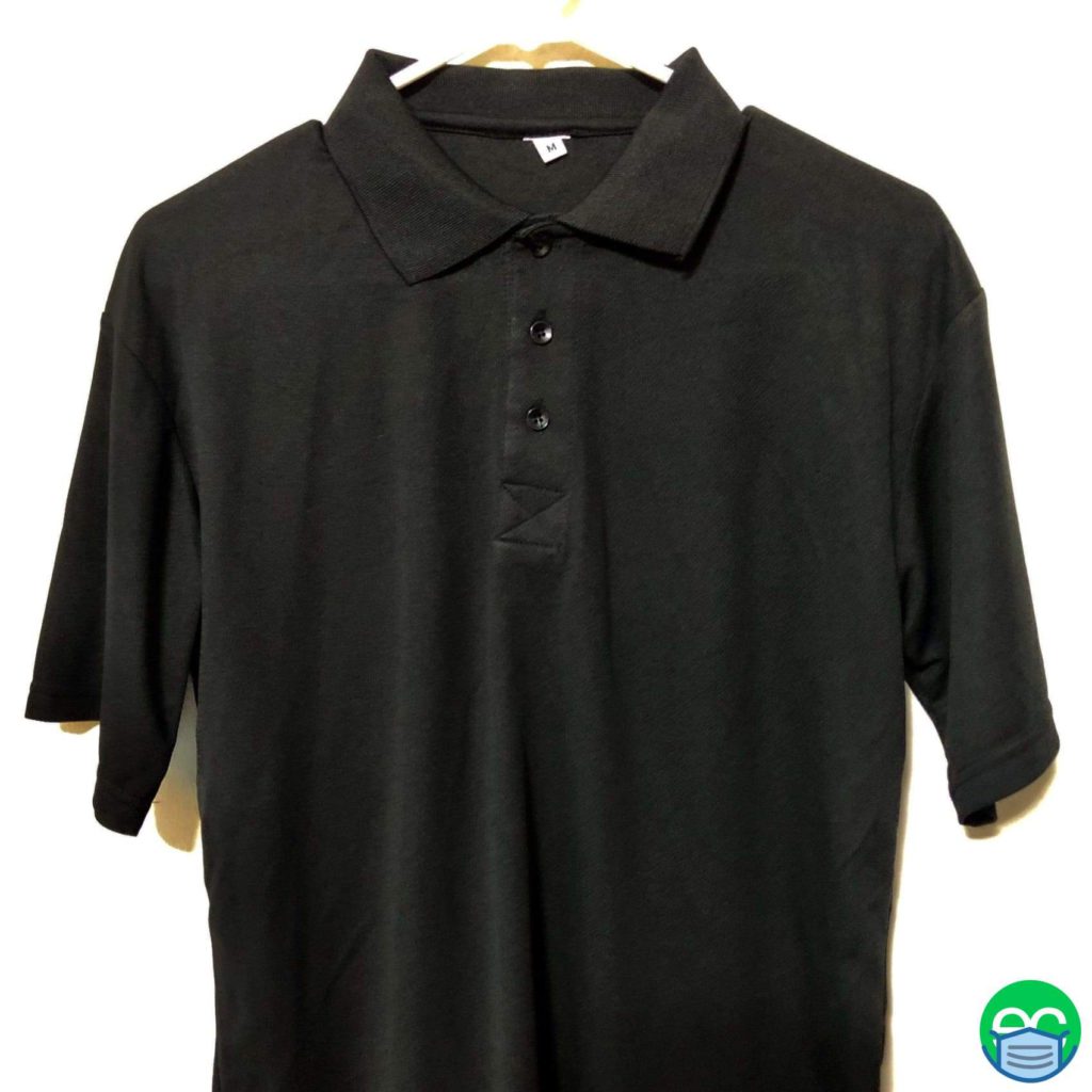 Black Security Polo T Shirt | White Security Shirt | Security T Shirt