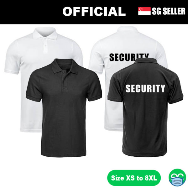 Black Short Sleeve Security Polo Shirt | White Short Sleeve Security Polo Shirt
