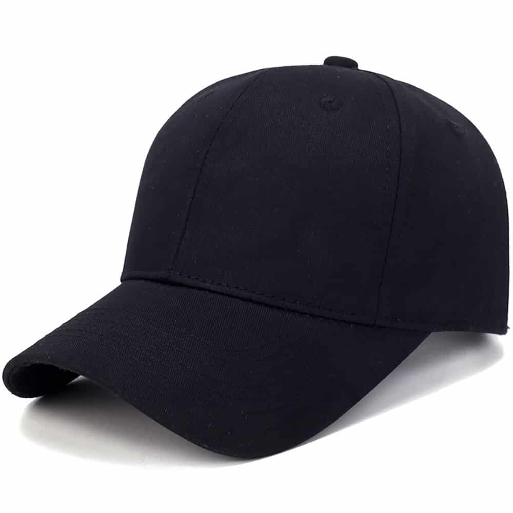 Black Cap | Baseball Cap | Fashion Cap | Sun Hat | Round Cap