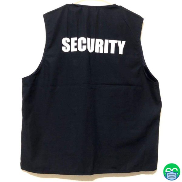 Security Vest / Security Cargo Vest / Vest with Security Wording - ECEmbroid